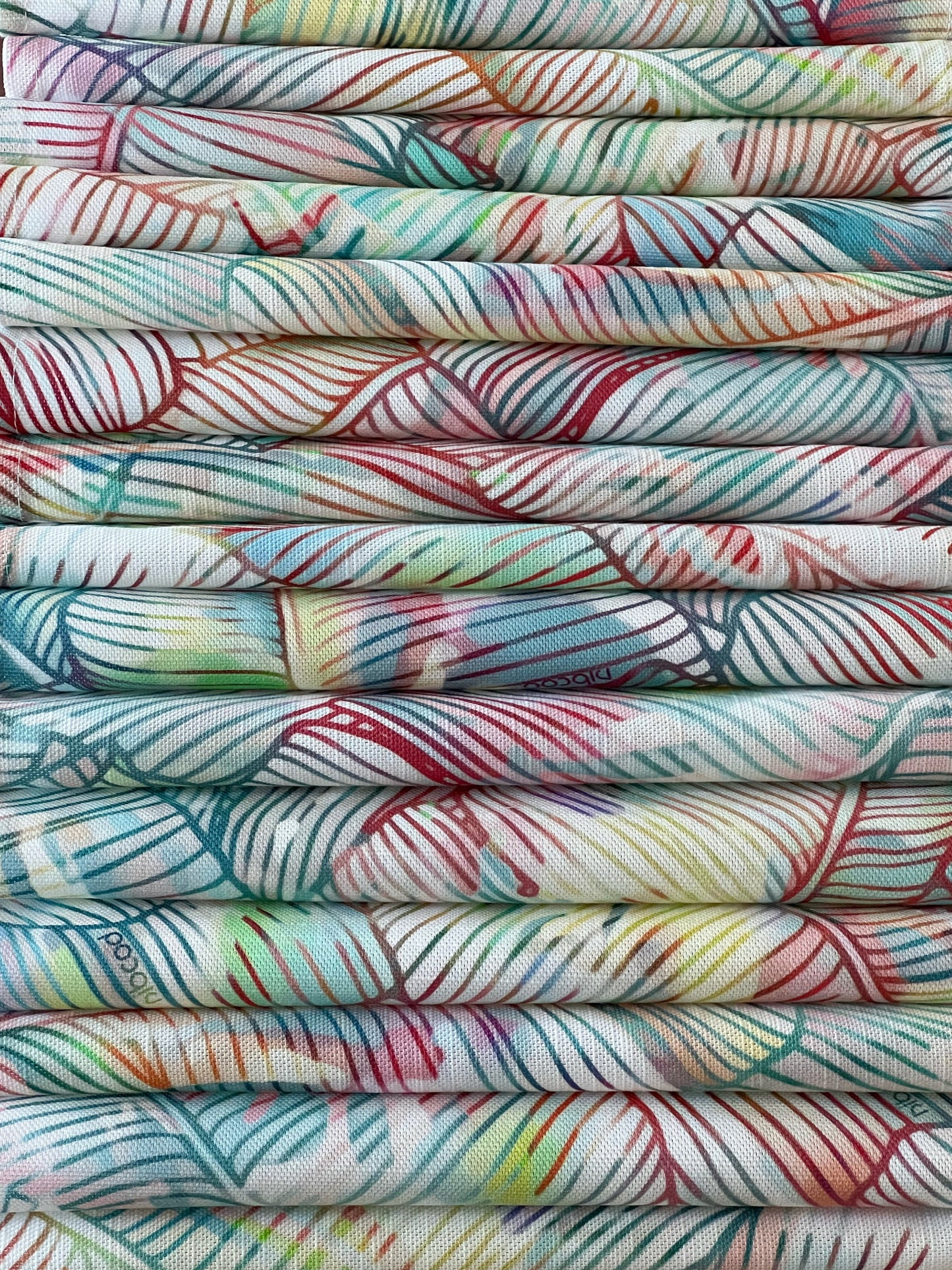 4 Serviettes de Table - Feuille Banane