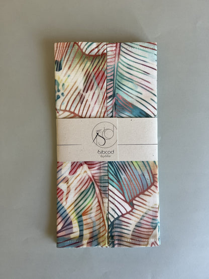 4 Serviettes de Table - Feuille Banane