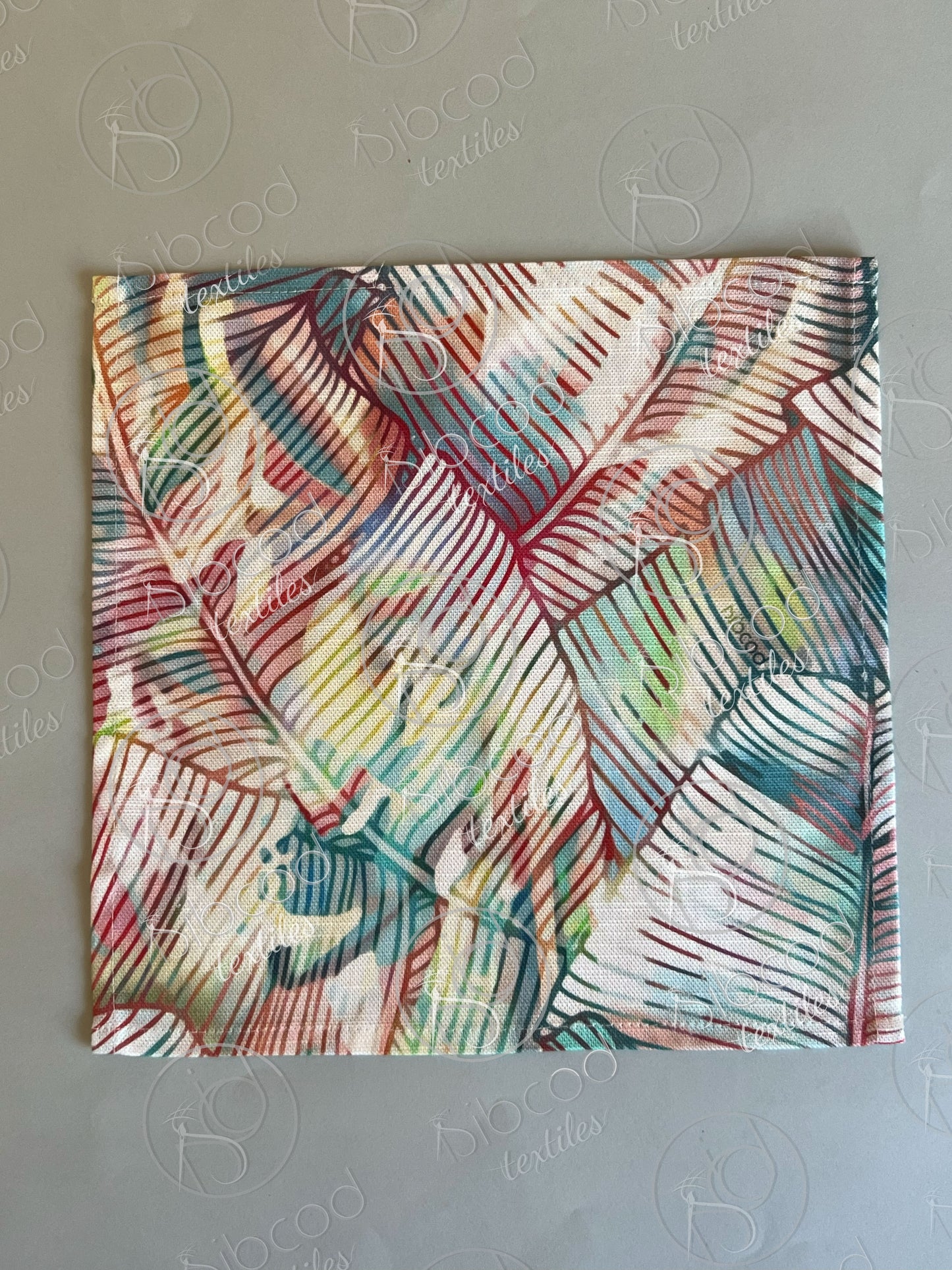4 Serviettes de Table - Feuille Banane