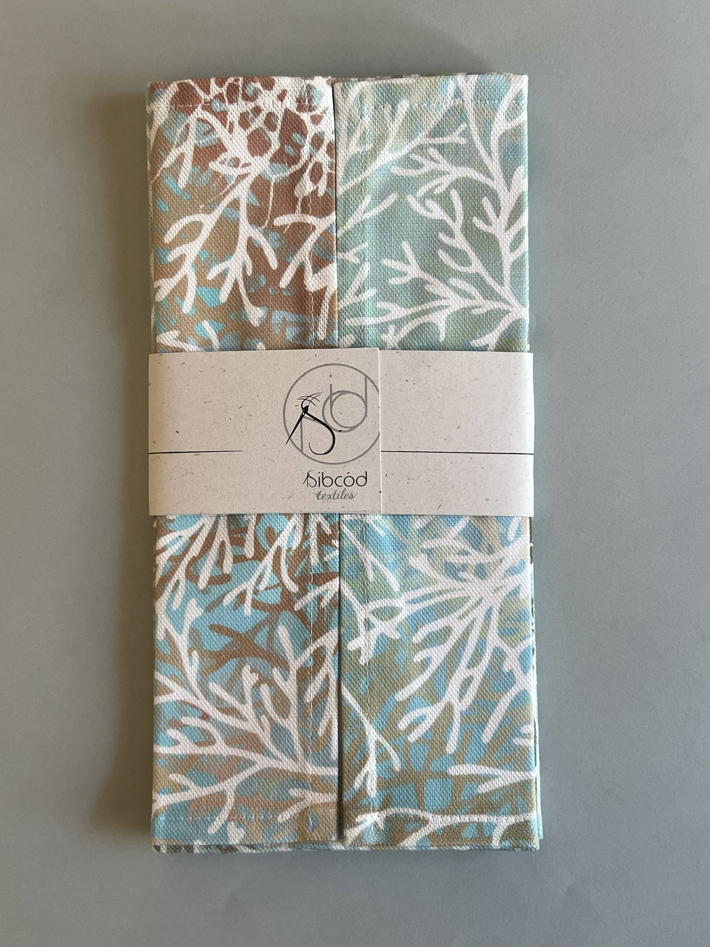 4 Serviettes de Table - Corail