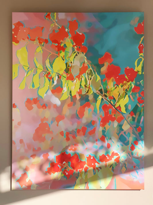 Gouttes de bougainvilliers